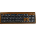 Impecca Bamboo Designer Keyboard (Walnut)