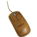Impecca Custom Carved Designer Bamboo Mouse (Natural)