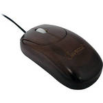 Impecca Custom Carved Designer Bamboo Mouse (Espresso)