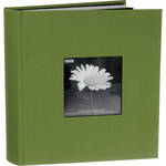Pioneer Photo Albums DA-200CBFN/HG Fabric Frame Bi-Directional Memo Album (Herbal Green)