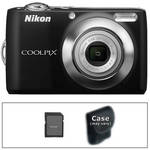 Nikon [Refurbished] Coolpix L22 Digital Camera with Accessory Kit (Black)