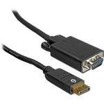 CablesToGo 3.2' (1 m) DisplayPort 1.1 Male to HD15 VGA Male Cable
