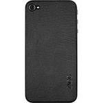 ZAGG LEATHERskin for iPhone 4 (Plain Black)