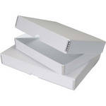 Lineco 717-5916 Folio Storage Box (9.5 x 12.5 x 1.75", Pure White)
