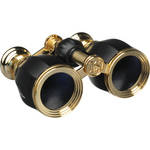 LaScala Optics 4x30 Hamlet Opera Glass (Black & Gold)