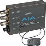AJA HD/SD 4-Ch Analog Audio Embedder/Disembedder with P-Tap Adapter Cable
