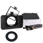 Genustech Superior Matte Box w/Advanced Adapter Bars, French Flag & 58mm Adapter Ring