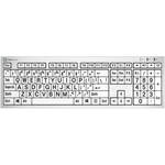 LogicKeyboard XLPrint PC Slim Line Keyboard with Large Print (Black on White)