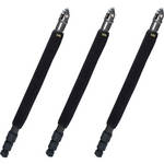LensCoat LegCoat Wraps 115 (Black, 3 Pack)