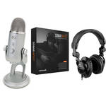 Blue Yeti USB Microphone Kit with Headphones and Software
