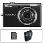 Nikon [Refurbished] Coolpix S570 Digital Camera With Deluxe Accessory Kit (Black)