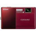 Nikon [Refurbished] Coolpix S70 12.1MP Compact Digital Camera (Red) With Deluxe Accessory Kit