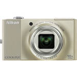 Nikon [Refurbished] CoolPix S8000 Digital Camera with Deluxe Accessory Kit (Silver)