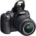 Nikon [Refurbished] D5000 SLR Digital Camera w/ 18-55mm VR Lens Deluxe Kit