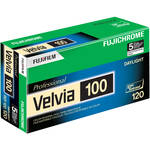 Fujifilm RVP 120 Fujichrome Velvia 100 Professional Color Slide Film (ProPak of 5 Rolls)