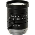 Pentax C60636KP 6mm, f/1.4 Manual Iris Lens