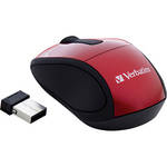 Verbatim Wireless Mini Travel Mouse - Red
