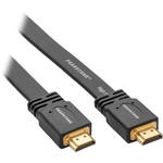 Pearstone Flat High-Speed HDMI to HDMI Cable with Ethernet - 6'