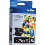 Brother LC75BK Innobella High Yield (XL Series, Black, 1 Cartridge)