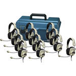 Hamilton Buhl LCP/12/HA66M 12-User Lab Pack with HA-66M Headsets