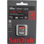 SanDisk 4GB SDHC Memory Card Ultra Class 4