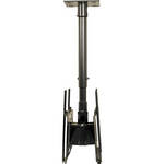 Video Mount Products LCD-MID-CM2 Dual Mid-Size Flat Panel Ceiling Mount Adapter - Black