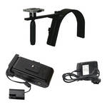 Switronix DSLR Pro Shoulder Support w/ Battery & Charger Kit for Canon 5D Mk II & 5D