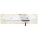 ClearSonic SORBER 1' x 4' Center Lid Section (Dark Gray)