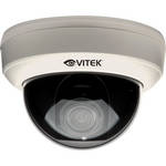Vitek VTD-A2812/IW Indoor 620TVL Varifocal Dome Camera (White Base)