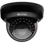 Vitek 620TVL I/D 2.8-12mm A/I IR DOM/WDR BLK Indoor 620TVL IR Varifocal Dome Camera (Black Base)