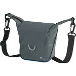 Lowepro Compact Courier 80 Shoulder Bag (Gray with Arctic Blue Piping)
