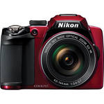 Nikon Coolpix P500 Digital Camera (Red)