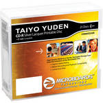 JVC Silver Thermal Lacquer Blank CDR Media Discs (25-pk)