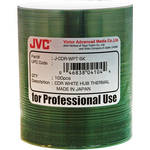 JVC Thermal Hub Printable CD-R Media Discs (100-Pack, White)