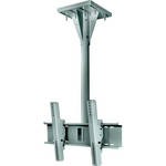 Peerless Industries ECMU-02-I-S Wind Rated I-beam Tilt Mount (2' Pole Length, Stone Gray)