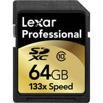 Lexar 64GB SDXC Memory Card Professional Class 10