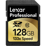Lexar 128GB SDXC Memory Card Professional Class 10