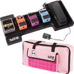 Gator Cases G-Bone Pedal Board with Carry Bag and Power Supply (Goth Pink)