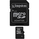 Kingston 8GB microSDHC Memory Card Class 4 With SD Adapter