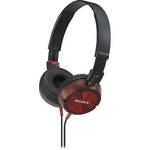 Sony MDR-ZX300 Stereo Headphones (Red)