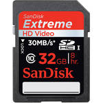 SanDisk Extreme SDHC Class 10 (30MB/s) 32GB