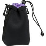 Zing Designs MPBK1 Mediuml Drawstring Pouch (Black/Purple)