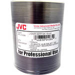 JVC Inkjet Hub Printable DVD-R Discs (100-Pack, White)