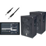 Yamaha EMX-312SC Powered Mixer & Speaker Bundle