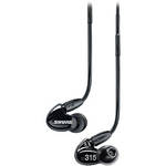 Shure SE315 Sound-Isolating In-Ear Stereo Earphones (Black)