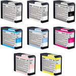 Epson 8 Ink Cartridge Kit for the Epson Stylus Pro 3800 Printers (Includes Matte Black)