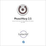EyeSee360 PhotoWarp 2.5 Software for Panoramic Image Processing