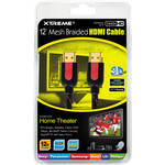 Xtreme Cables High-Speed Braided HDMI Cable With Ethernet - 12'