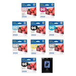 Epson 9 Ink Cartridge Kit for the Epson Stylus Pro 2880 Printer (With Photo Black, Matte Black and 14 8x11" Sheets of Epson Signature Worthy Paper)