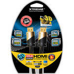 Xtreme Cables High-Speed Gold & Braided HDMI Cable With Ethernet - 6'